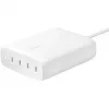 Belkin BoostCharge Pro 200 W 4-portová USB-C GaN nástenná nabíjačka, biela (WCH015VFWH)