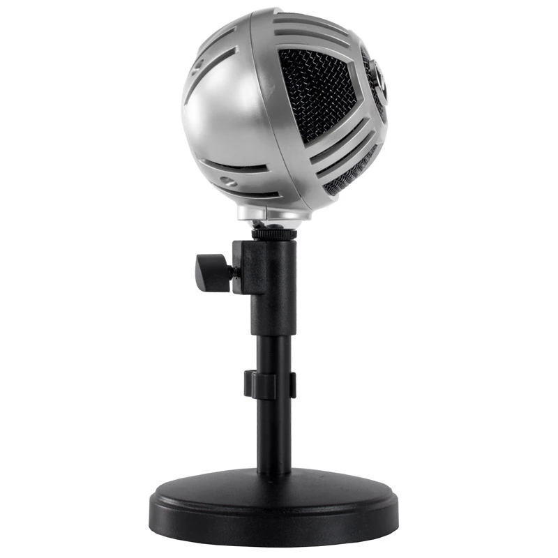 Arozzi Sfera stolný mikrofón, USB - chróm