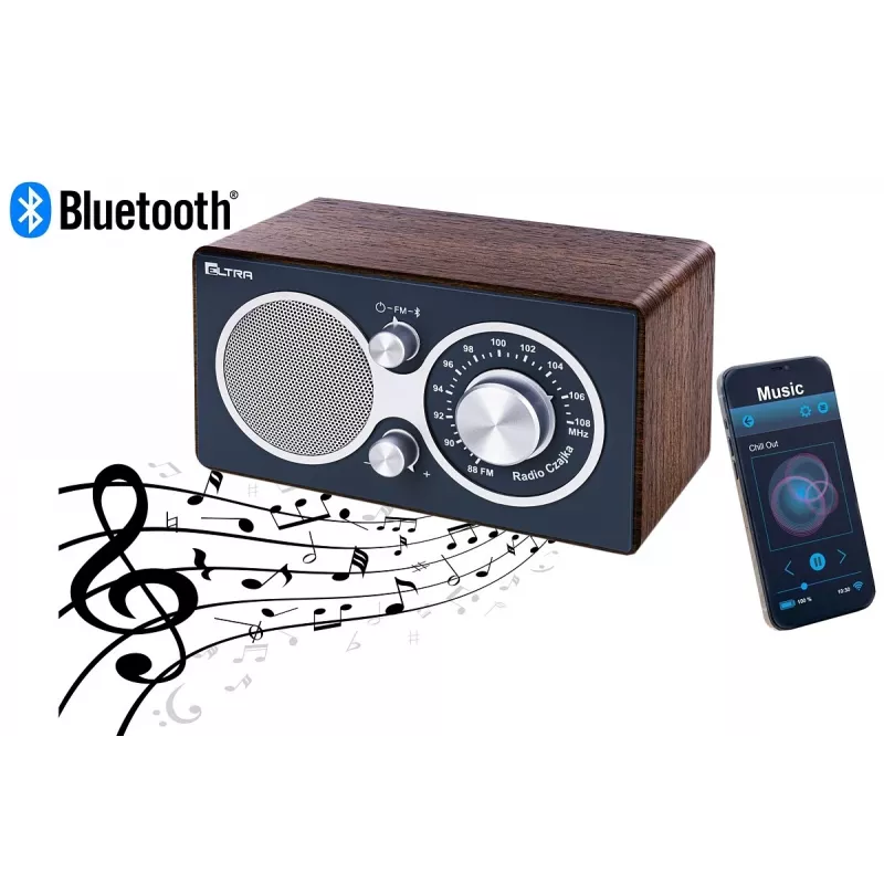 Rádio Eltra CZAJKA Bluetooth model — prenosné rádio s konektivitou Bluetooth