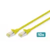 Digitus DK-1644-A-020-Y-10 ethernetový patch kábel žltý