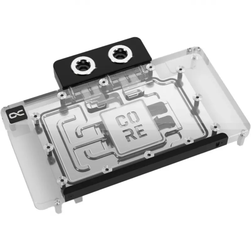 Vodný chladič grafickej karty Alphacool RTX 5080 Phoenix transparentný strieborný s backplate