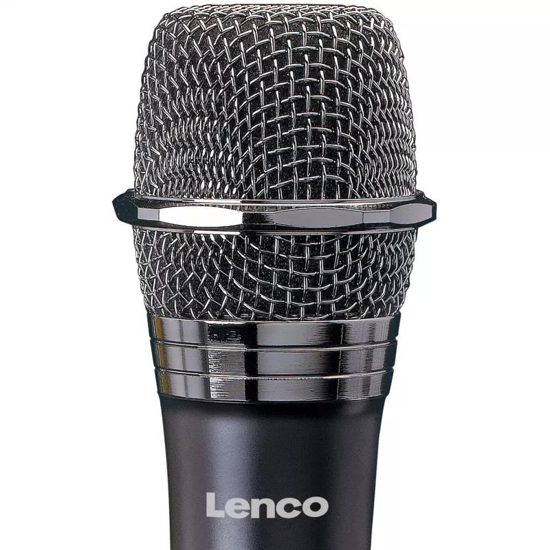 Scénický mikrofón Lenco MCW-011BK