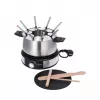 Severin FO 2471 kombinácia fondue a palaciniek, čierna/nehrdzavejúca oceľ