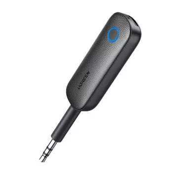 Bluetooth prijímač/vysielač UGREEN CM403 – 3,5-mm jack, Bluetooth 5.0, 145-mAh batéria, čierna