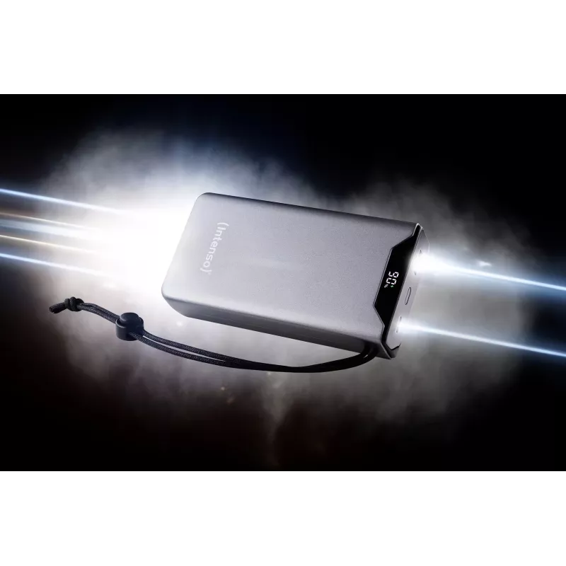Powerbank INTENSO 7332054 — 20000 mAh, PD 3.0 & QC 3.0, 20 W, USB-A + USB-C, sivá