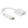 Adaptér DisplayPort 1.2 konektor samec na VGA konektor samica DeLOCK 61007