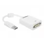 Video kábel adaptér DeLOCK 61765 DisplayPort na DVI-I 0,125 m