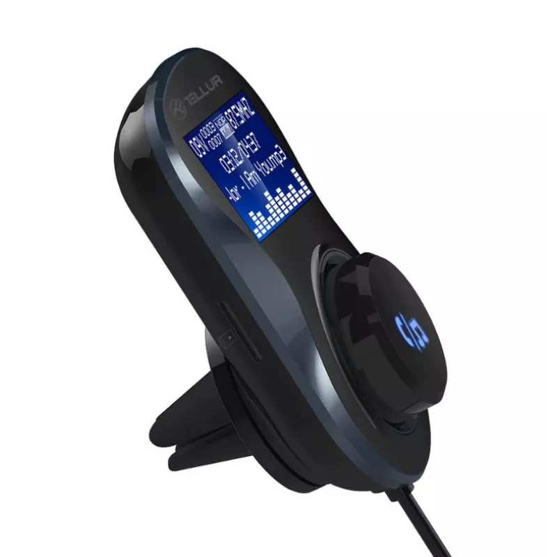 Tellur FMT-B4 Bluetooth FM vysielač, microSD, čierny