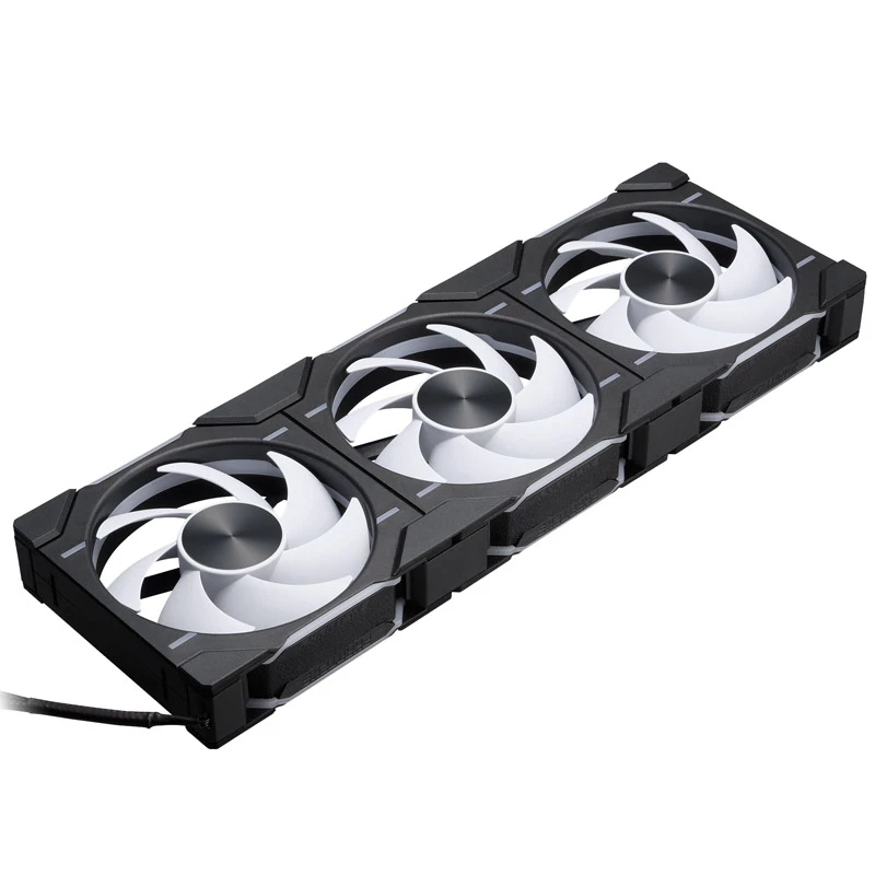 Phanteks D30 PH-F120D30_DRGB_PWM_BK01_3P 120 mm PWM D-RGB ventilátory do skrinky, Regular Airflow, 3 ks, čierne