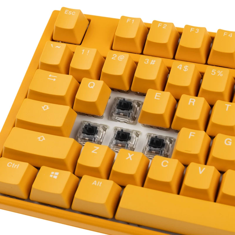 Ducky One 3 klávesnica, herná, USB, QWERTY, anglická, žltá