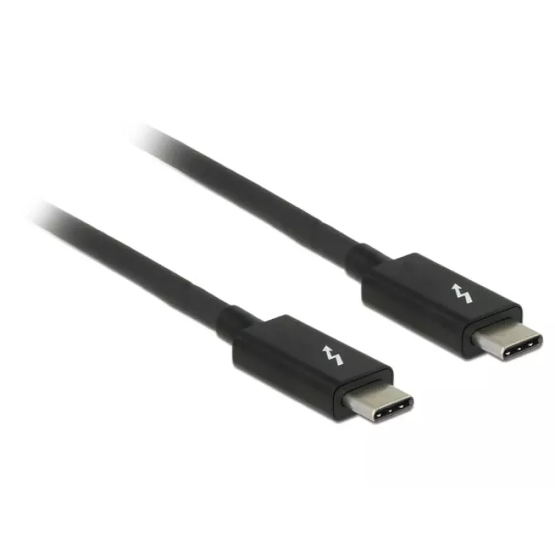 Thunderbolt kábel DeLOCK 84845 1 m 20 Gbit/s čierny