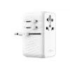 Fixed | Voyager 85W cestovný adaptér pre EÚ, UK a USA/AUS, so 4xUSB-C a 1xUSB výstupom | adaptér