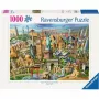 Puzzle Svetové pamiatky (1000 dielikov)