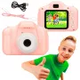 Detský digitálny fotoaparát Extralink H20 ružová 1080P 30fps 2,0