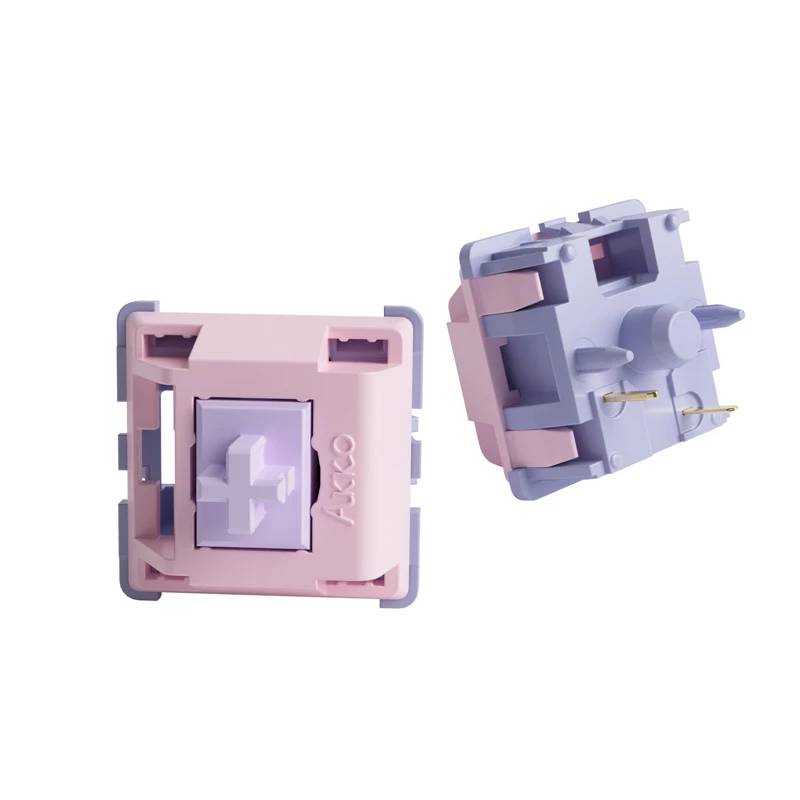 AKKO Fairy Silent Switch, mechanický 5-pin lineárny, MX Stem, 50 g, 45 ks