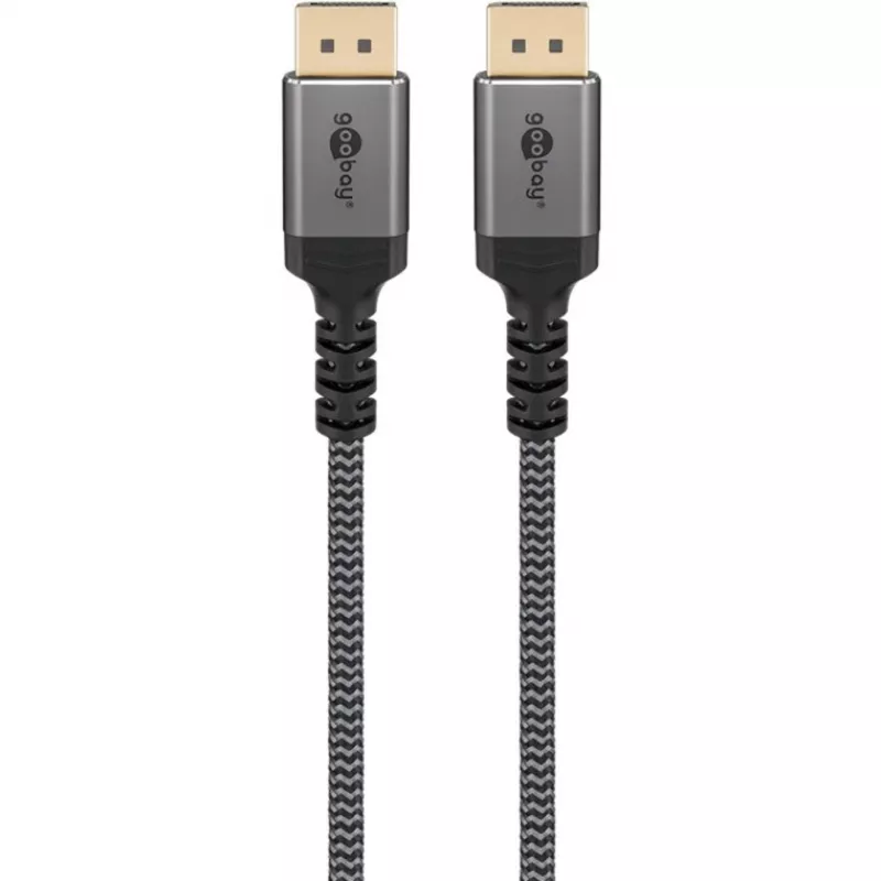 Pro Displayport 1.4 Sleeved - DisplayPort kábel - 2m - čierny