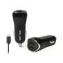 Autonabíjačka 2xUSB + USB-C 2,1A čierna