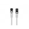 Sieťový patch kábel LANBERG Cat8 S/FTP (S-STP) RJ-45–RJ-45 sivý 0,5 m