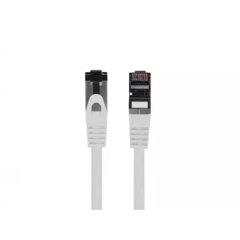Sieťový patch kábel LANBERG Cat8 S/FTP (S-STP) RJ-45–RJ-45 sivý 0,5 m