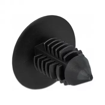 Vianočný klip DeLOCK 60187 čierny nylon 15 mm 14,5 mm 10 ks