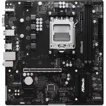 Základná doska ASRock A620AM-HVS Micro ATX — čipset AMD A620A, socket AM5, DDR5, 2 DIMM, až do 128 GB, HDMI 2.1, M.2 2280