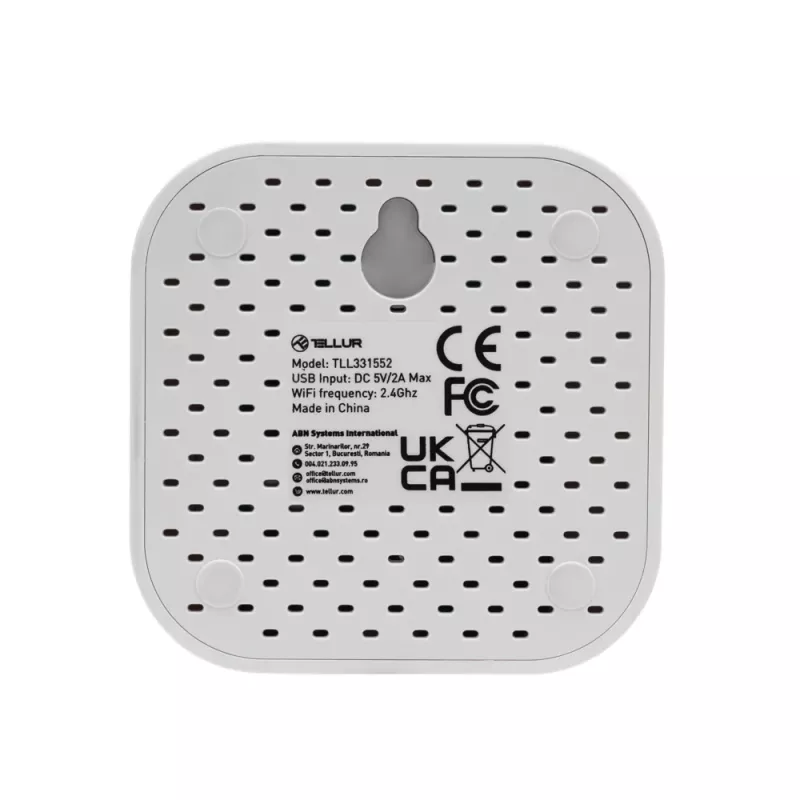 Senzor prítomnosti Tellur TLL331552 WiFi biely — bezdrôtový detektor prítomnosti, biely