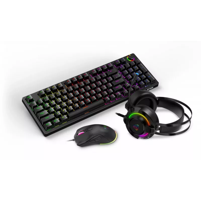 Herná sada Yenkee YGS 03 ECLIPSE 3-in-1 (klávesnica, myš, headset)