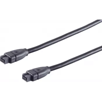 FireWire IEEE 1394b kábel 9-pólový na 9-pólový, 5,0 m, čierny — Divers CO 77305