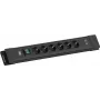 Predlžovacia lišta Bachmann CONNECTUS BM005922 — 6×CEE7 zásuvky, 1×USB-A 22W, 2,0 m kábel