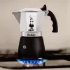 Bialetti Brikka moka kanvica 0,1 L čierna, nehrdzavejúca oceľ
