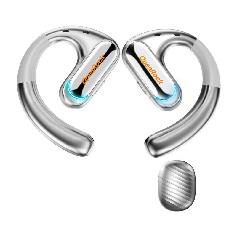 OWS OneOdio OpenRock Pro bezdrôtové slúchadlá (strieborné)