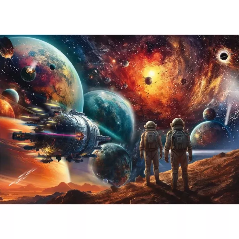 Jigsaw Puzzle schmidt spiele Michele Farella 1000 dielikov – Kosmische Farbenpracht