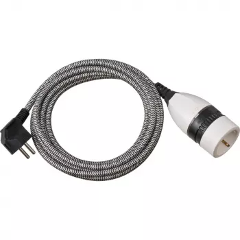 Brennenstuhl 1161830 predlžovací kábel 3 m 1 AC výstup interiér čierny - biely (1161830)