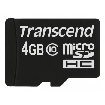 Flash pamäť Transcend 4GB MicroSDHC Class 10 TS4GUSDC10