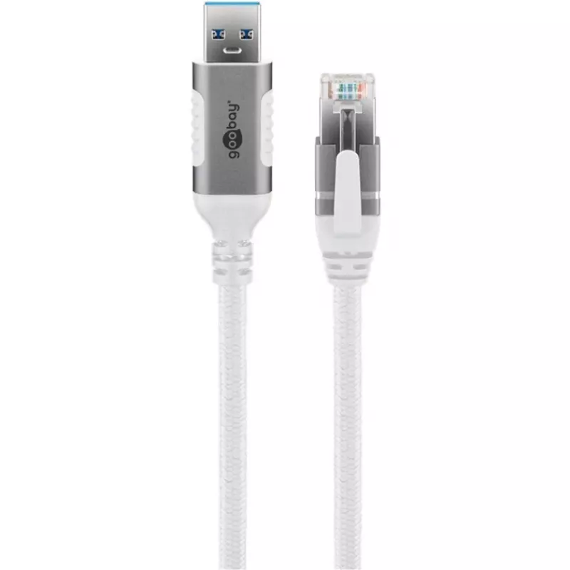 Goobay 74157 - sieťový adaptérový kábel USB 3.0 Type-A Gigabit Ethernet 1 m - sieťová karta - 1 000 Mbit/s (74157)