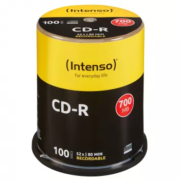 CD-R Intenso 700MB 52x 100 ks