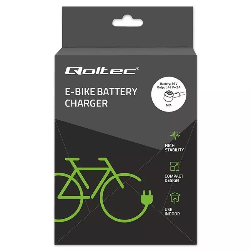 Nabíjačka QOLTEC Mi4 Magnetic TIP pre e-bike 36V/42V 2A