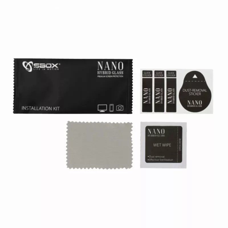 Sbox Nano Hybrid Glass 9H ochranná fólia displeja pre Samsung Gear S3 Frontier