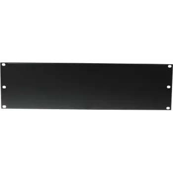 Rackový čelný panel Omnitronic Z-19U oceľ čierny 3U (3HE) pre 19