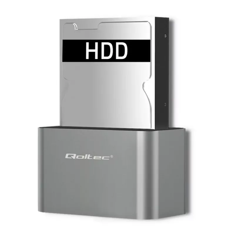 Qoltec 5315 dokovacia stanica HDD/SSD | 2.5/3.5 SATA | USB 3.0