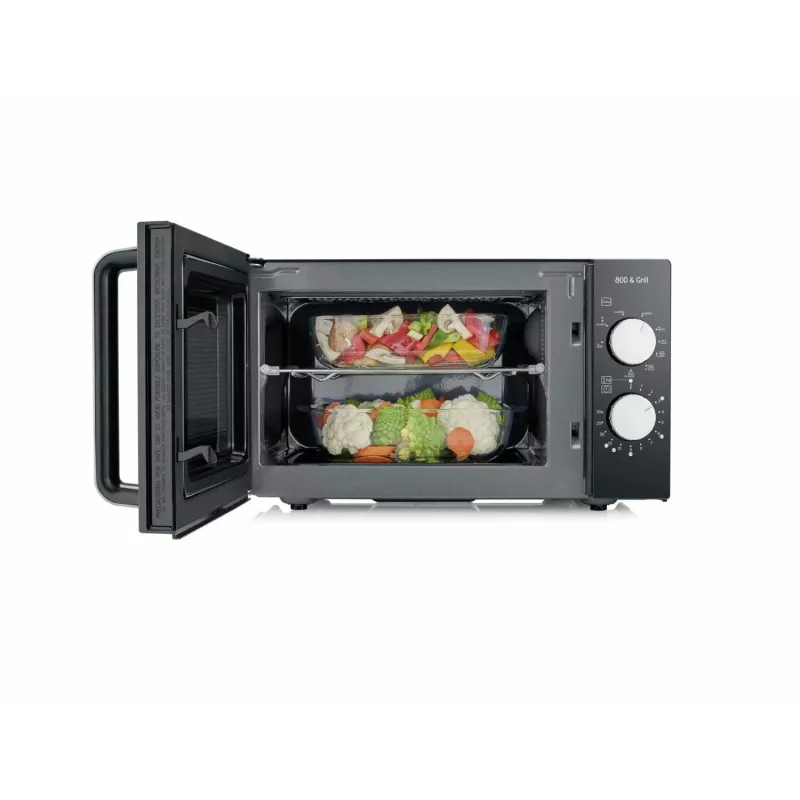 Grilovacia mikrovlnná rúra Severin MW 7762, 800 W, 20 l