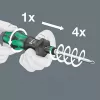 Wera 826 T Kraftform Turbo Skrutkovač s držiakom bitov s Rapidaptorom, 1/4 palca