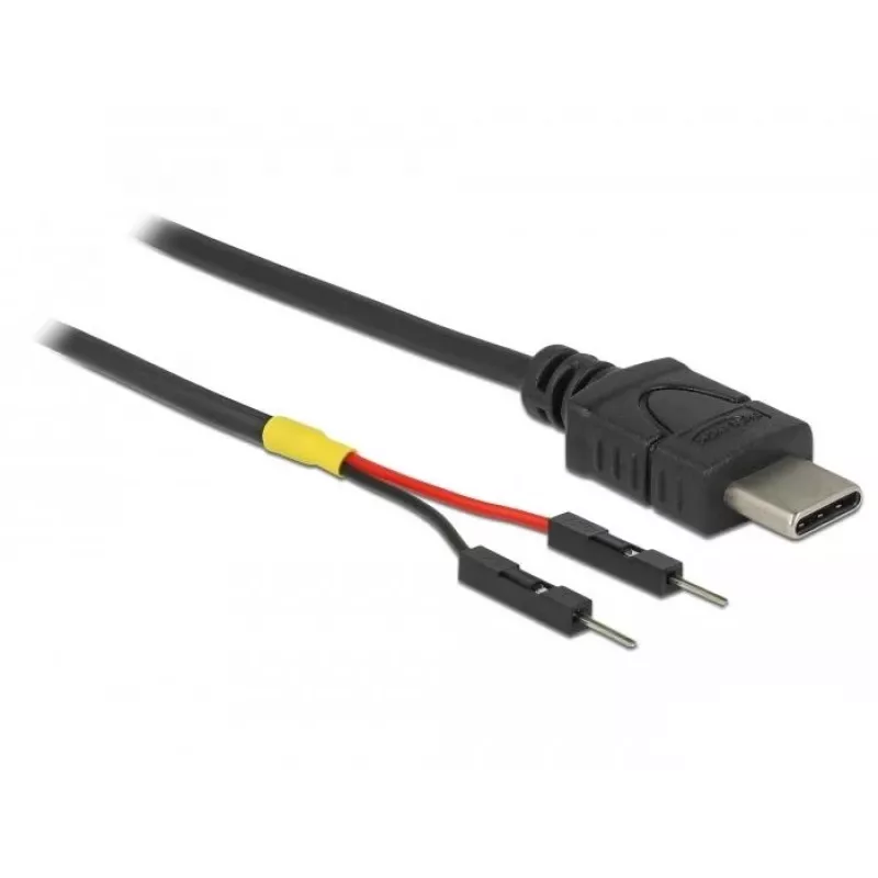 DeLOCK 85418 napájací kábel USB-C na 2x kolíkový konektor, 0,1 m