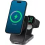 Flip 2IN1 QI2 bezdrôtový nabíjací stojan čierny