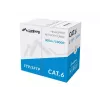 LANBERG sieťový kábel Cat6 U/UTP LCU6-11CU-0305-S, 305 m, 23 AWG, sivý, HDPE plášť