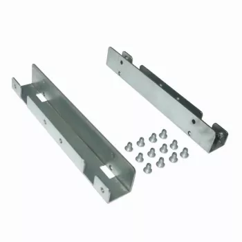 Gembird MF-3221 montážny rámik pre 2 HDD/SSD disky 2,5″ do šachty 3,5″, kovový, metalický, so skrutkami