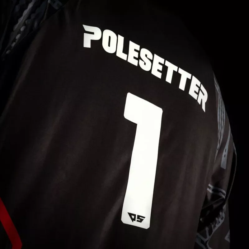 Polesetter ONE Simracing dres červená – L