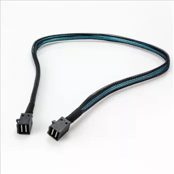 Fantec 2499 Serial Attached SCSI (SAS) kábel 0,7 m 12 Gbit/s čierna - modrá (2499)