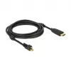Video kábel adaptér DeLOCK 83731 Mini DisplayPort na HDMI 3m čierny