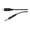 Belkin kábel Lightning na konektor slúchadiel - Lightning samec na stereo mini konektor samec - 91.4 cm - čierny - pre Apple iPhone (Lig